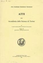 Atti della Accademia delle scienze di Torino. II Classe di scienze morali, storiche e filologiche