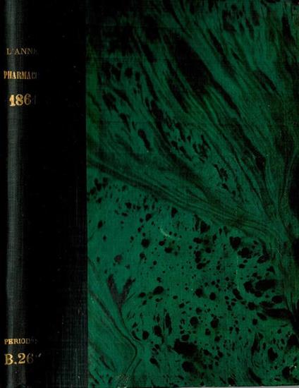 L' Année Pharmaceutique 1861 - copertina