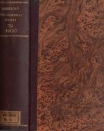 Proceedings of the American Philosophical Society held at Philadelphia for promoting useful knowledge Vol. XXXIX 1900