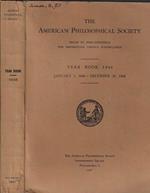 The  American Philosophical Society held at Philadelphia for promoting useful knowledge year book 1946