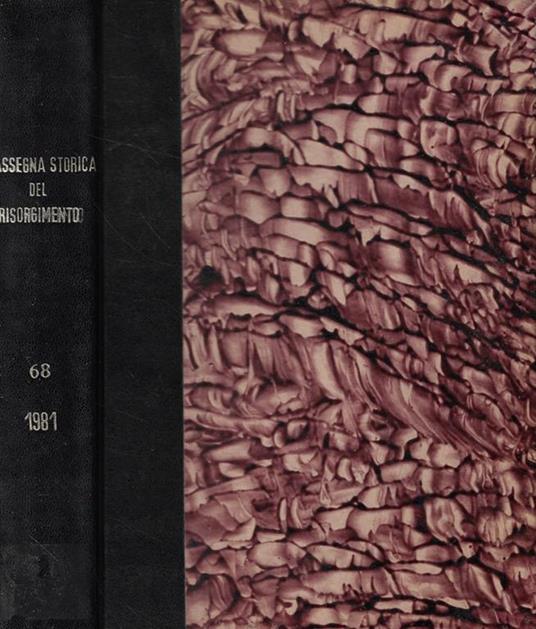 Rassegna Storica del Risorgimento Anno 1981 - copertina