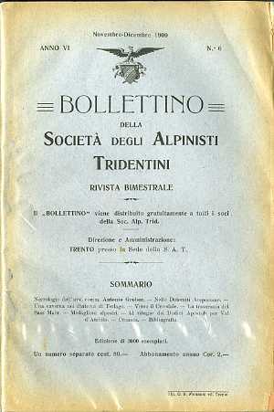 Bollettino della Società degli alpinisti tridentini: rivista bimestrale