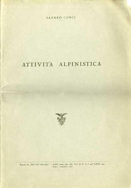 Attività alpinistica