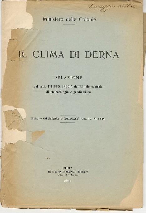 Climatologia di Derna: relazione