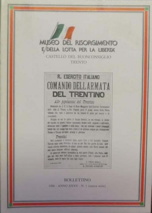Bollettino del museo trentino del Risorgimento