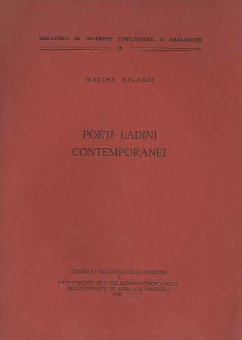 Poeti ladini contemporanei