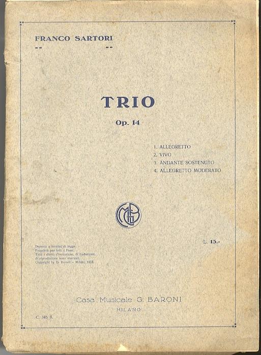 Trio: op. 14