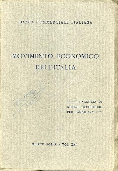 Movimento economico dell'Italia