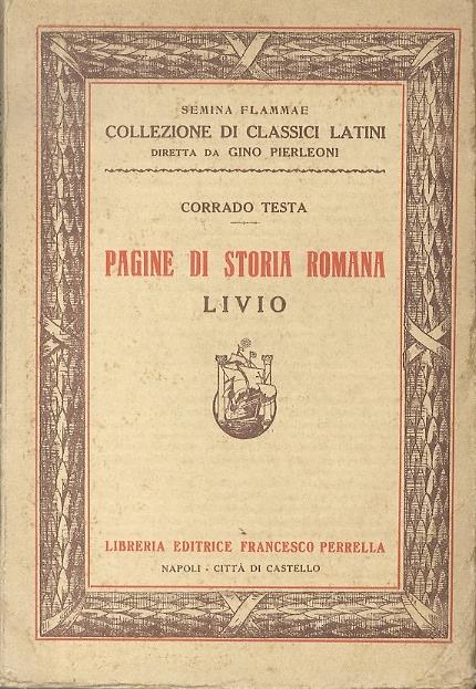 Pagine di storia romana: Tito Livio