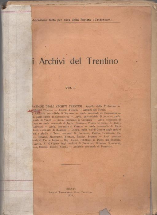 Gli archivi del Trentino