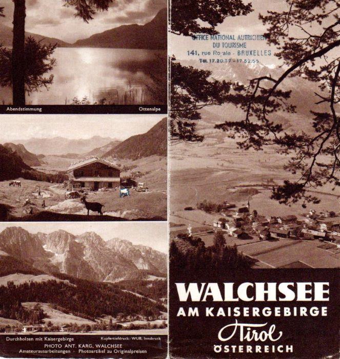 Walchsee, am Kaisergebirge, Tirol-Osterreich, Austria