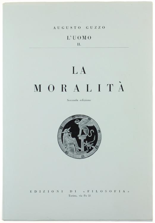La Moralità - Augusto Guzzo - copertina