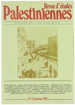 Revue D'Etudes Palestiniennes. N. 41 - Automne 1991