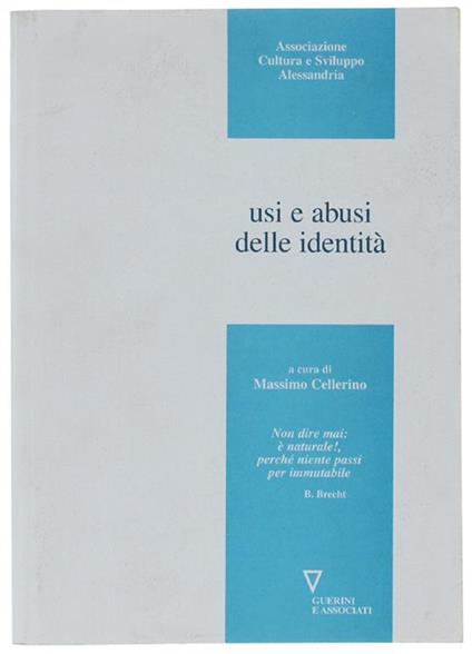 Usi E Abusi Delle Identità - copertina