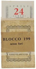 Blocco Per Annotazioni 1939 (Modello 199 Senza Fori)