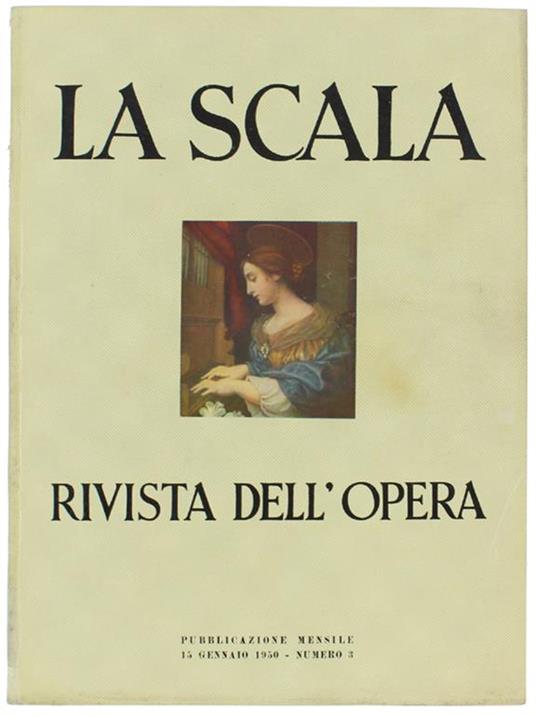 La Scala. Rivista Dell'Opera. N. 3 - 15 Gennaio 1950 - copertina