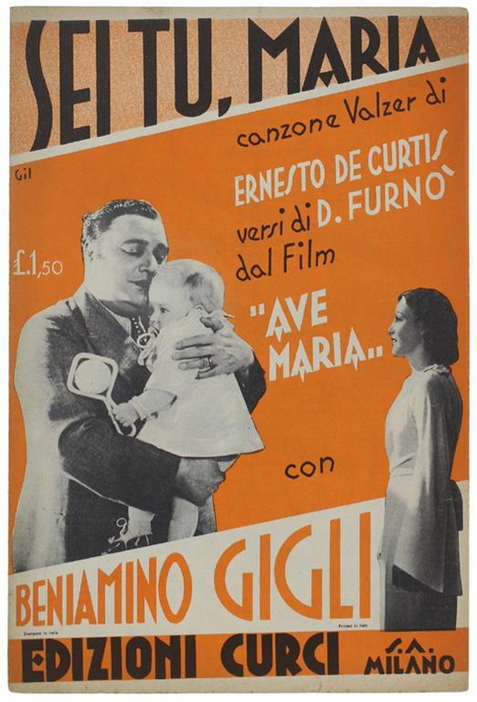 Sei Tu, Maria. Canzone Valzer (Dal Film "Ave Maria") - copertina
