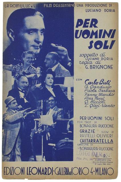 Chitarrella. Calzone Dal Film Per Uomini Soli. Fox Trot - copertina