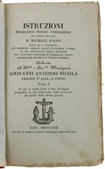 Istruzioni Dogmatico Morali Parrocchiali. Tomo I In Cui Si Tratta Delle Virtù Teologali..