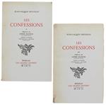 Les  Confessions. Tomes 1 Et 2. Préface De André Maurois. Edition Illustrée, Annotée Par J. Fournier