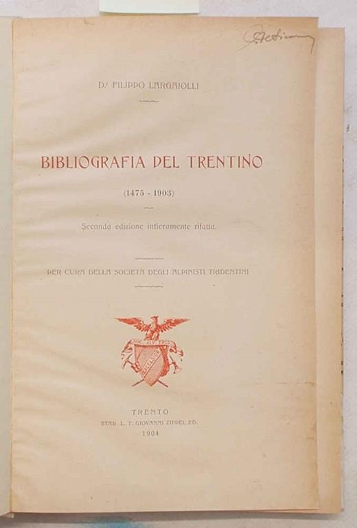 Studio bibliografico di Andrea Donati