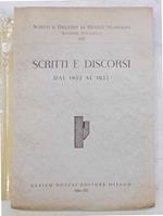 Scritti e discorsi dal 1932 al 1933