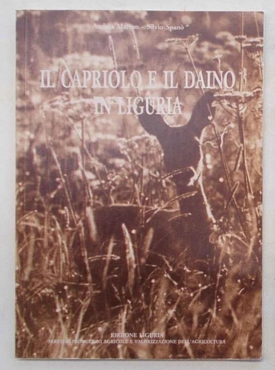 Il capriolo e il daino in Liguria - copertina