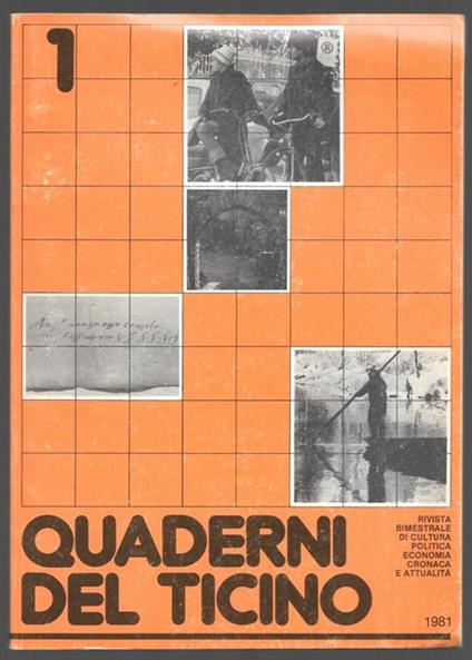Quaderni del Ticino 1 - copertina