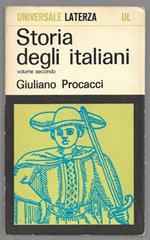 Storia degli italiani - Volume secondo