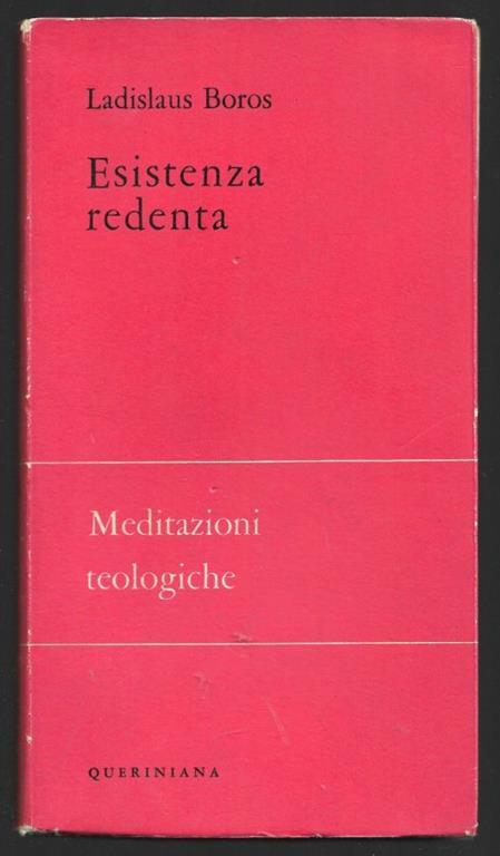 Esistenza redenza - Ladislaus Boros - copertina