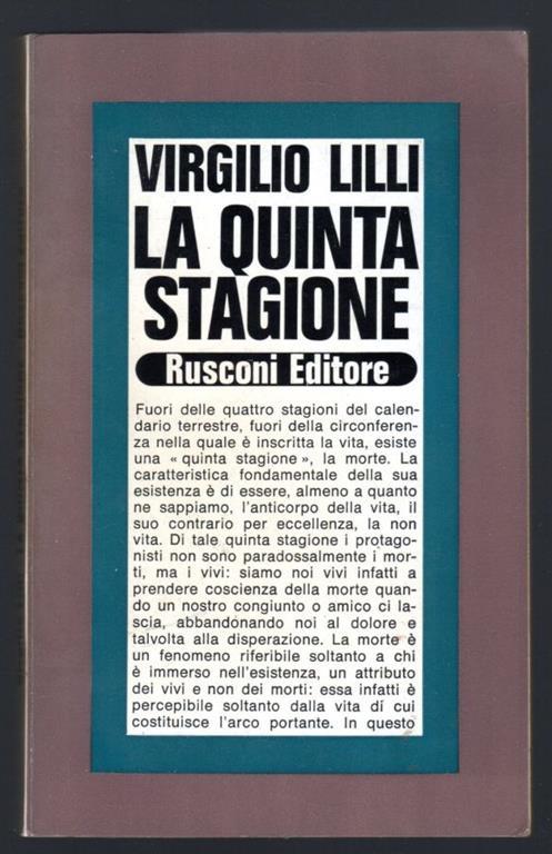 La quinta stagione - Virgilio Lilli - copertina