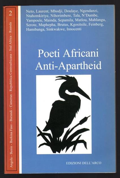 Poeti africani anti-apartheid Vol. II - copertina