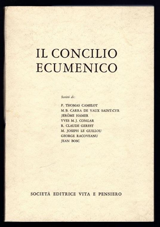 Il concilio ecumenico - copertina