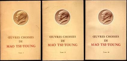 Oeuvres Choisies de Mao Tse-Toung Tome I-II-III - copertina