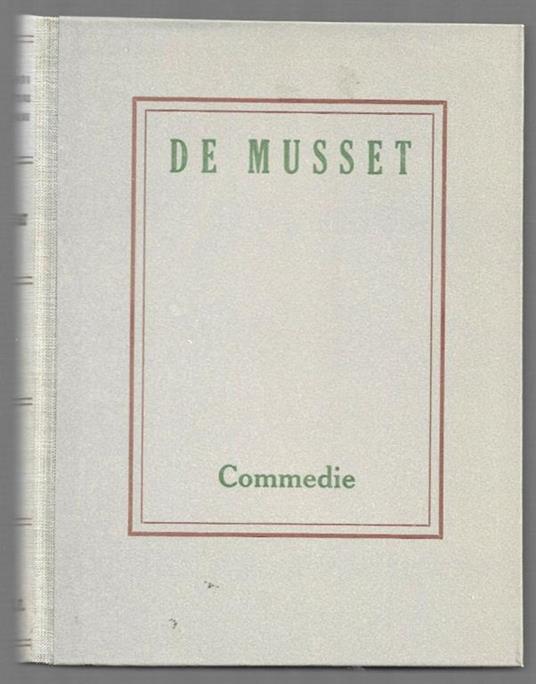 Commedie - Alfred de Musset - copertina