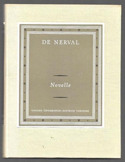 Novelle - Gérard de Nerval - copertina