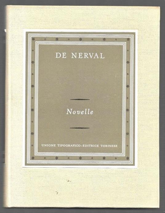 Novelle - Gérard de Nerval - copertina