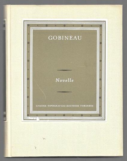 Novelle - Arthur de Gobineau - copertina