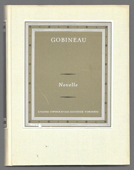 Novelle - Arthur de Gobineau - copertina