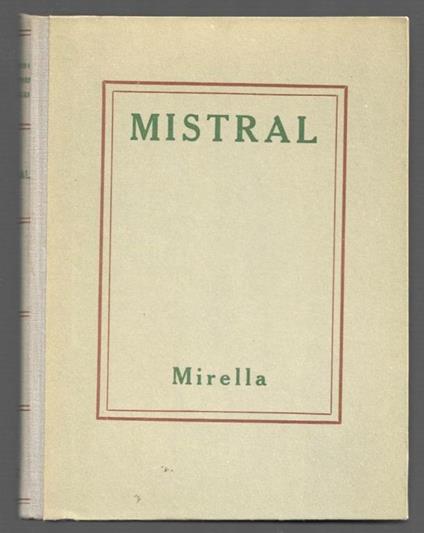 Mirella - Frédéric Mistral - copertina