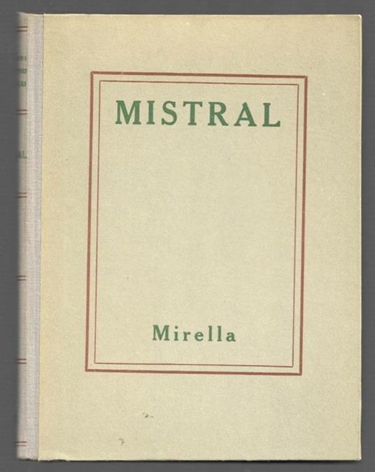Mirella - Frédéric Mistral - copertina