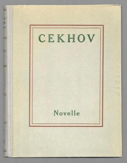 Novelle - Anton Chekhov - copertina