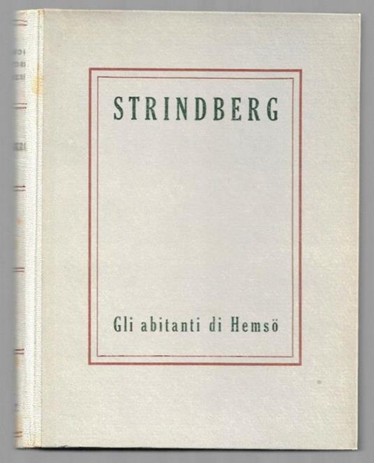 Gli abitanti di Hemso - August Strindberg - copertina