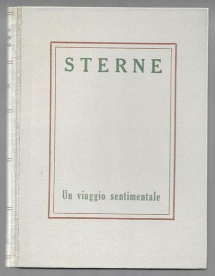 Un viaggio sentimentale - Laurence Sterne - copertina