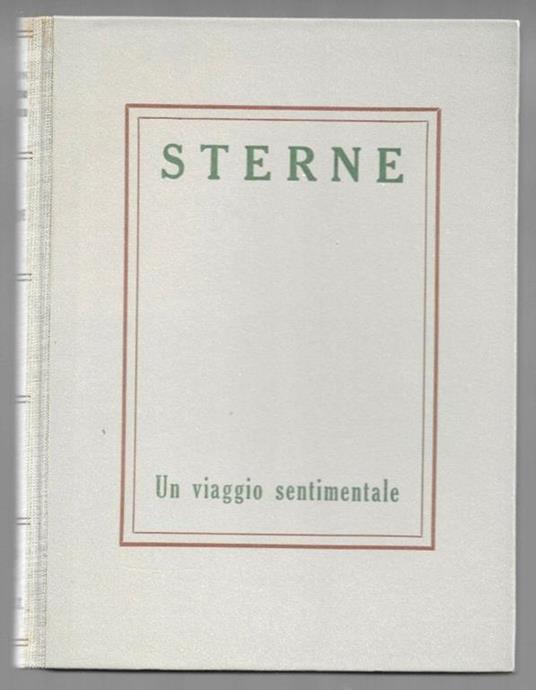 Un viaggio sentimentale - Laurence Sterne - copertina