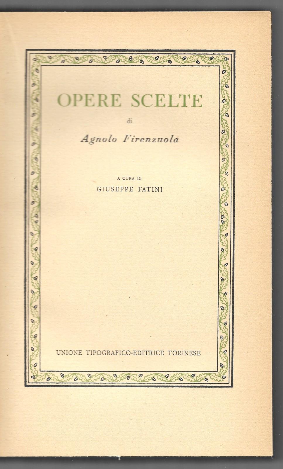 Opere scelte