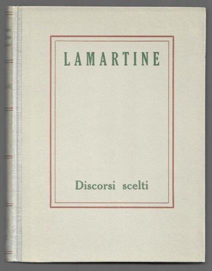 Discorsi scelti - copertina