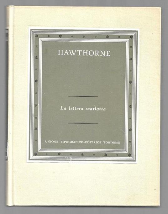La lettera scarlatta - Nathaniel Hawthorne - copertina