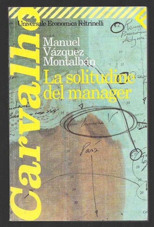 la solitudine del manager - Manuel Vázquez Montalbán - copertina