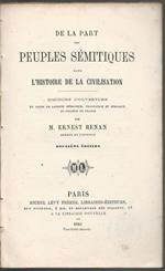 De la part des peuples sémitiques dans l'histoire de la civilisation
